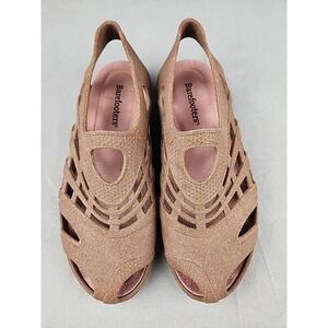 Bare Footers Kilkee Rubber Sandal Women's Sz-7/37 Natural Tan Comfort Water Shoe